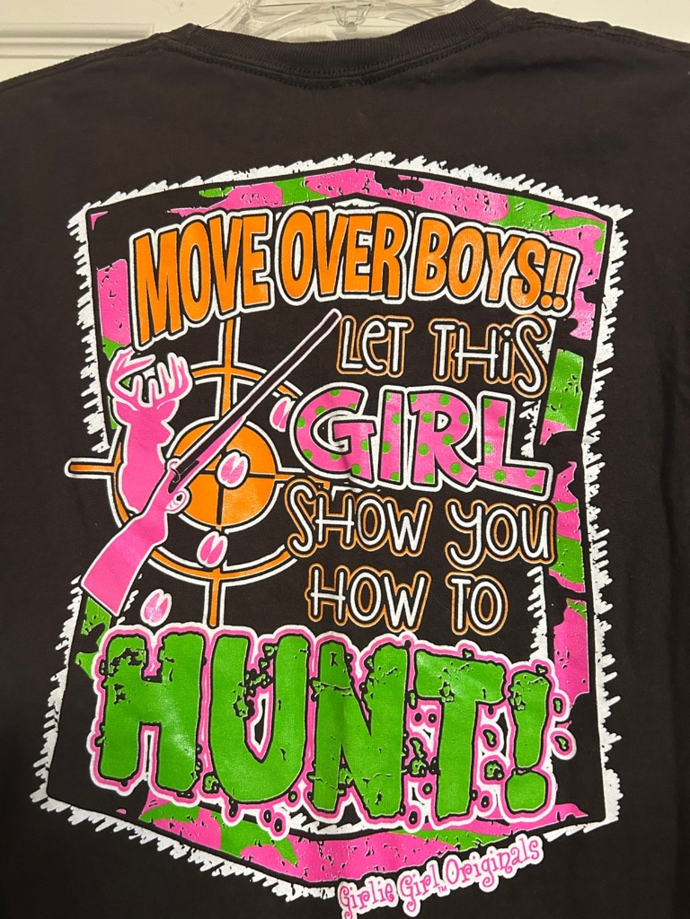 🍭$4 w/any order🍬 Girlie Girl Originals brown hunting tee